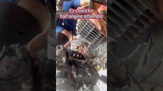 Pulsar 150 bike ki half engine assembly #bike #rn #foryou #foryoupage #