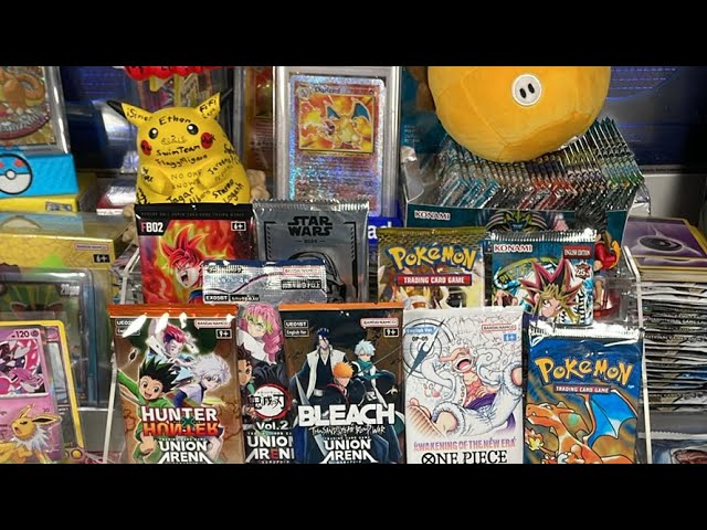 vintage pokemon card store near me Pokémon LIVE SHOP - Opening Yu-gi-oh!, Union Arena, Star Wars, One Piece, Pokémon & more! Sell Us Your Pokemon Cards