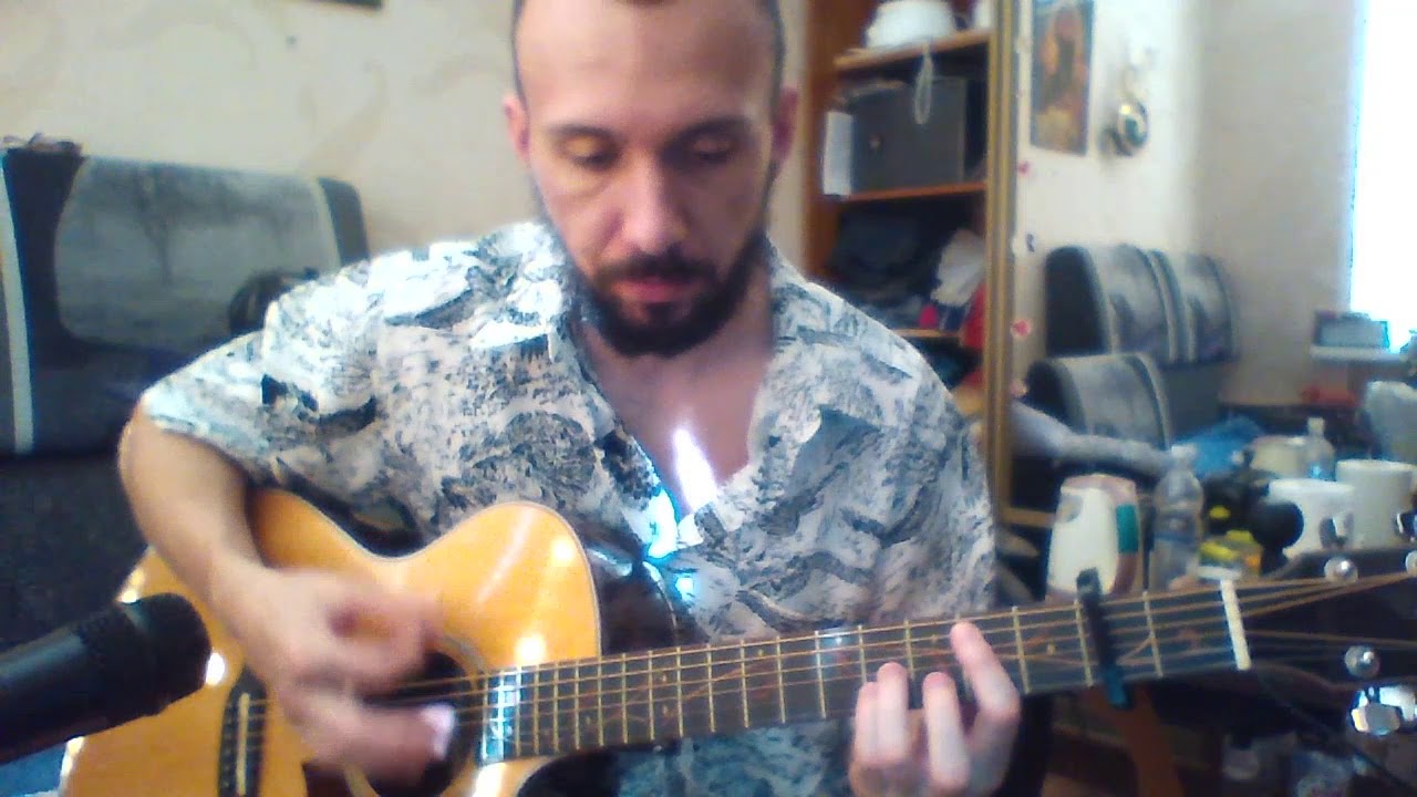 Lil Peep - walk away as the door slams - разбор на гитаре акустической версии (аккорды текст)