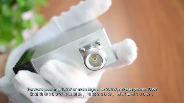 UIY RF Coaxial Isolator 45 to 270MHz Bandwidth 40%