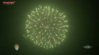 6 Shell Glitter To Green W/ Blue Pistil #fireworks #shell