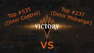 Top #535 (Dimir Control) vs Top #237 (Dimir Midrange) | Standard BO1 | MTG Arena | Mythic Rank