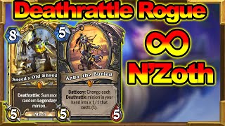 Anka Deathrattle Rogue Gigantic Crazy Infinite Minions Nzoth, Shredder & Khartut Hearthstone