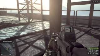 Battlefield 4 - Dam map Off Map Glitch - Single player