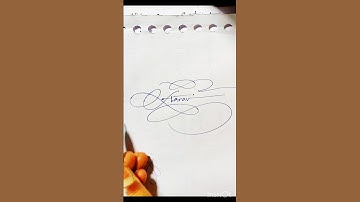 Stylish name signature 