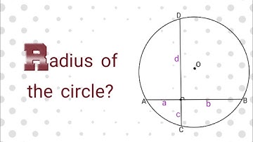 Radius of the circle| geometry tricks| Chords| @logicxonomy
