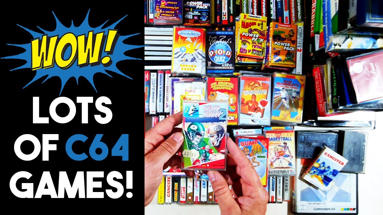 MEGA Commodore 64 Games Unboxing Video...are your Favourites there?