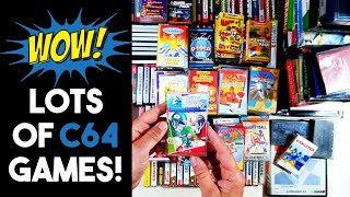 MEGA Commodore 64 Games Unboxing Video...are your Favourites there