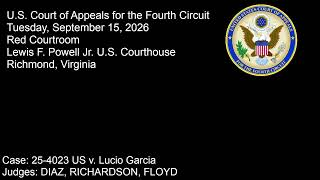 Full Panel I (Red Courtroom) Oral Arguments - 9:30 a.m. Tuesday 9/15/2026 News