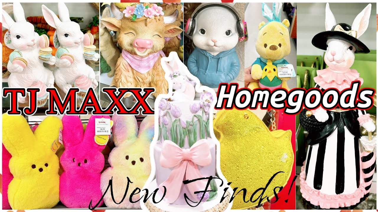 TJ MAXX/HOMEGOODS “NEW” Fun Easter Finds! Accessories, toys, clothes & more! 🐰 