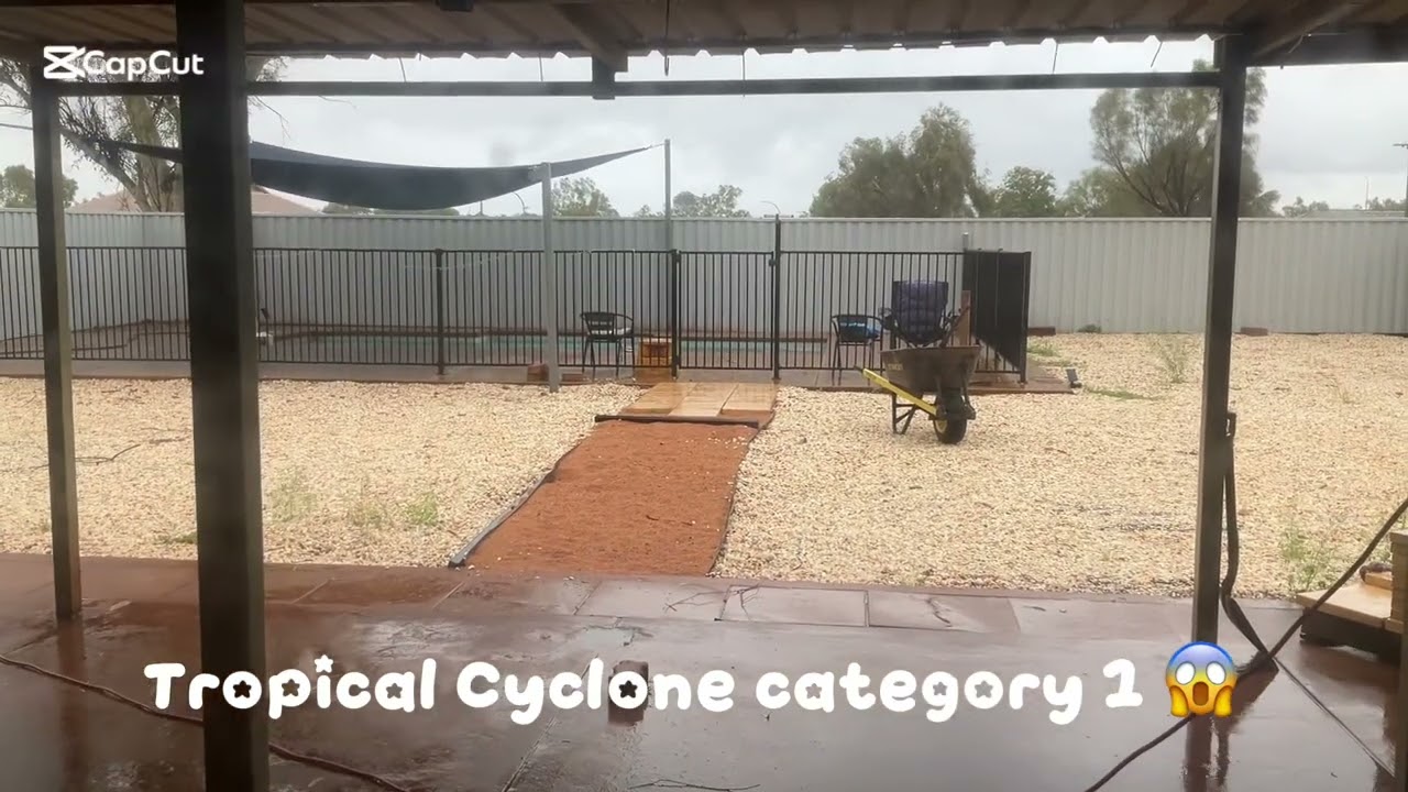 Tropical Cyclone is here for a few days 😭