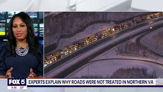 I-95 Shutdown: Experts explain why roads were not treated in northern Virginia | FOX 5 DC