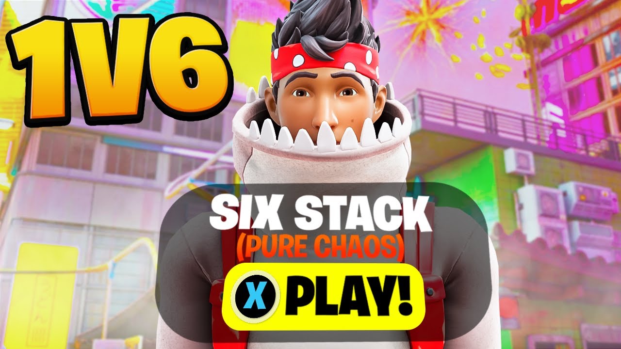 1V6 in the *NEW* Fortnite Six Stack MODE!