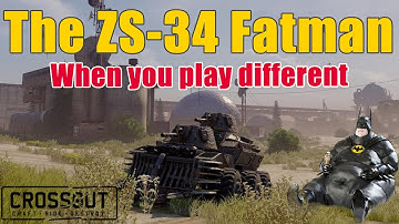 Crossout - ZS-34 Fatman - Full attack mode with cannons
