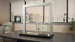 Bullet-Resistant Aluminum Interior Transaction Window with Package Passer