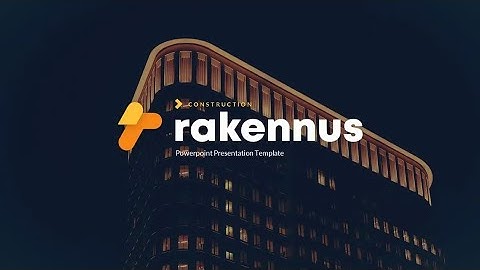 Rakennus - Construction Powerpoint Template