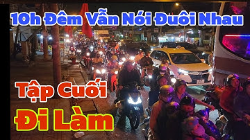 10h đêm mùng 5 Dòng xe vẫn chưa vơi bớt trên Quốc Lộ 1A Gò Đen Bến Lức