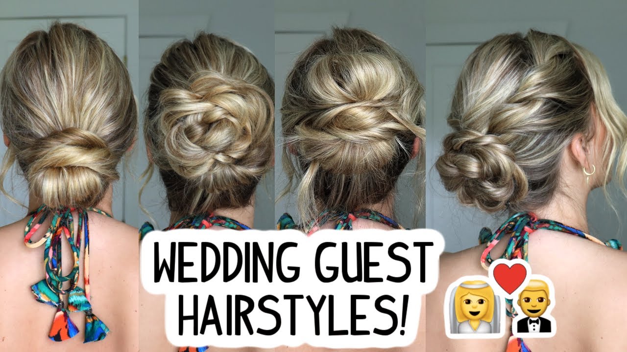 SIMPLE WEDDING GUEST/BRIDESMAID/BRIDAL UPDOS! Medium & Long Hair | Easy Updo | Hair Hack | Beginner
