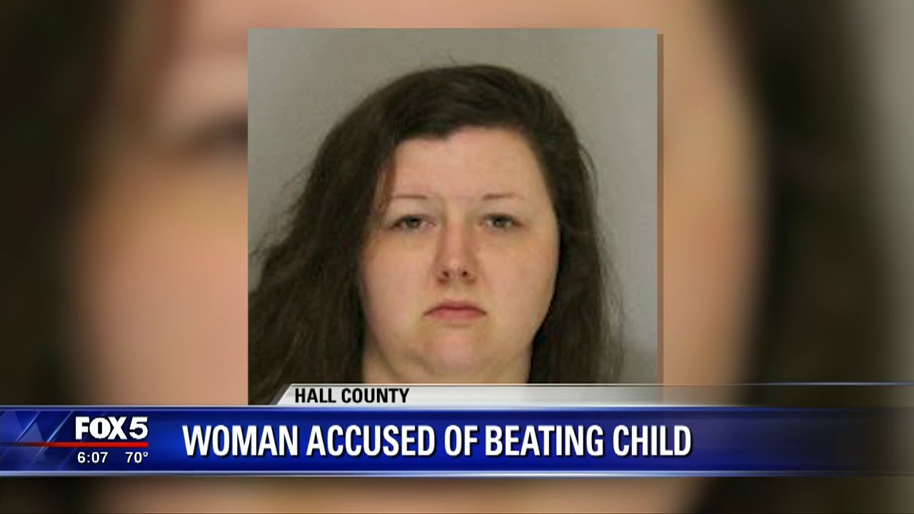 Hall County woman accused of beating child - YouTube