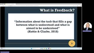 Building a Culture of Feedback for English 1-4