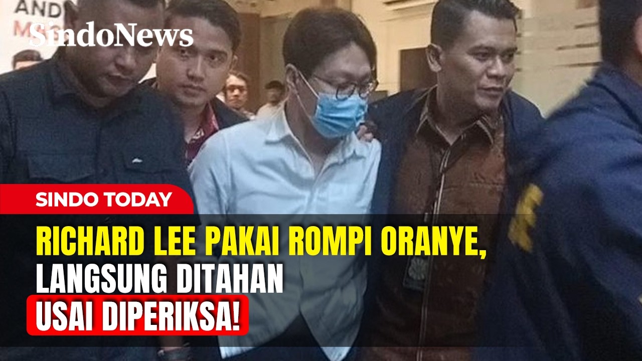 Richard Lee Pakai Rompi Oranye, Langsung Ditahan Usai Diperiksa! | Sindo Today | 07/03