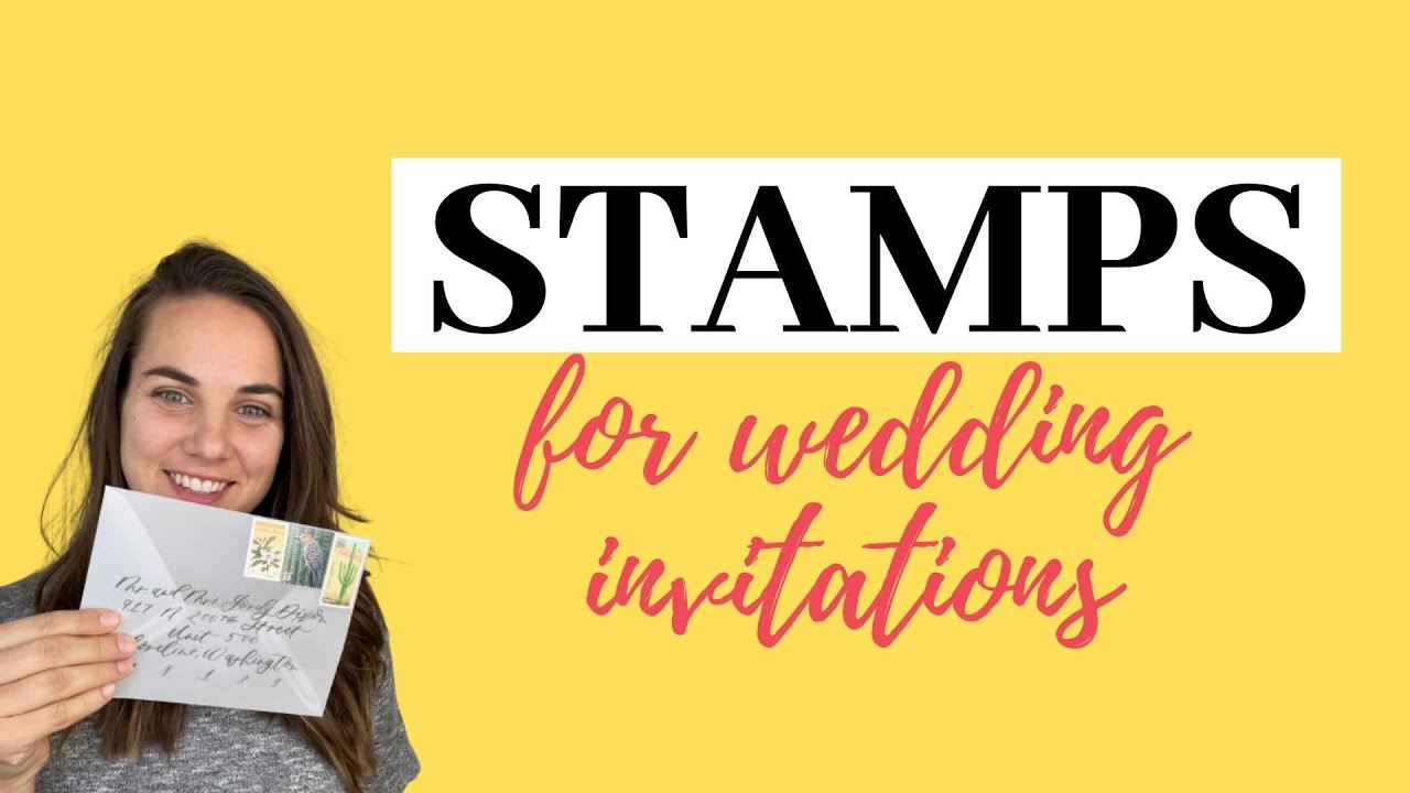 Stamps for Wedding Invitations get the right postage! YouTube