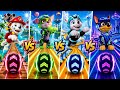 Marshall vs Rocky vs Everest vs Chase | Paw Patrol Ball Run Challenge