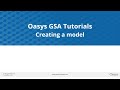 Oasys gsa creating a new model