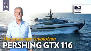 [ENG] PERSHING GTX 116  Performance Yacht Tour and Review  The Boat Show