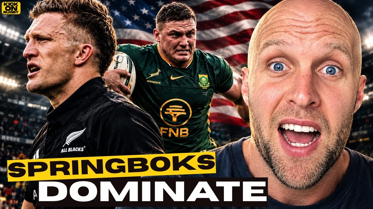 Springboks DOMINATE In Baltimore | Springboks vs All Blacks Test 4