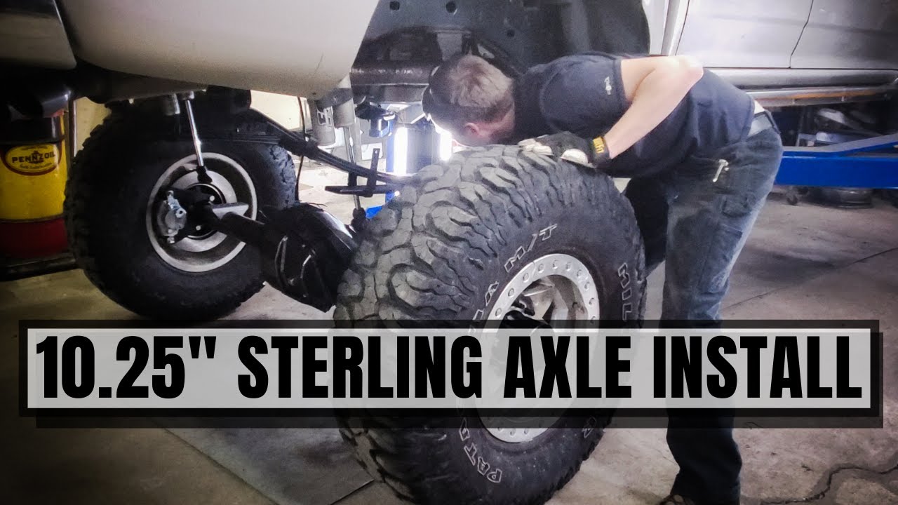 Installing the 10.25" Sterling Axle into the Colorado!