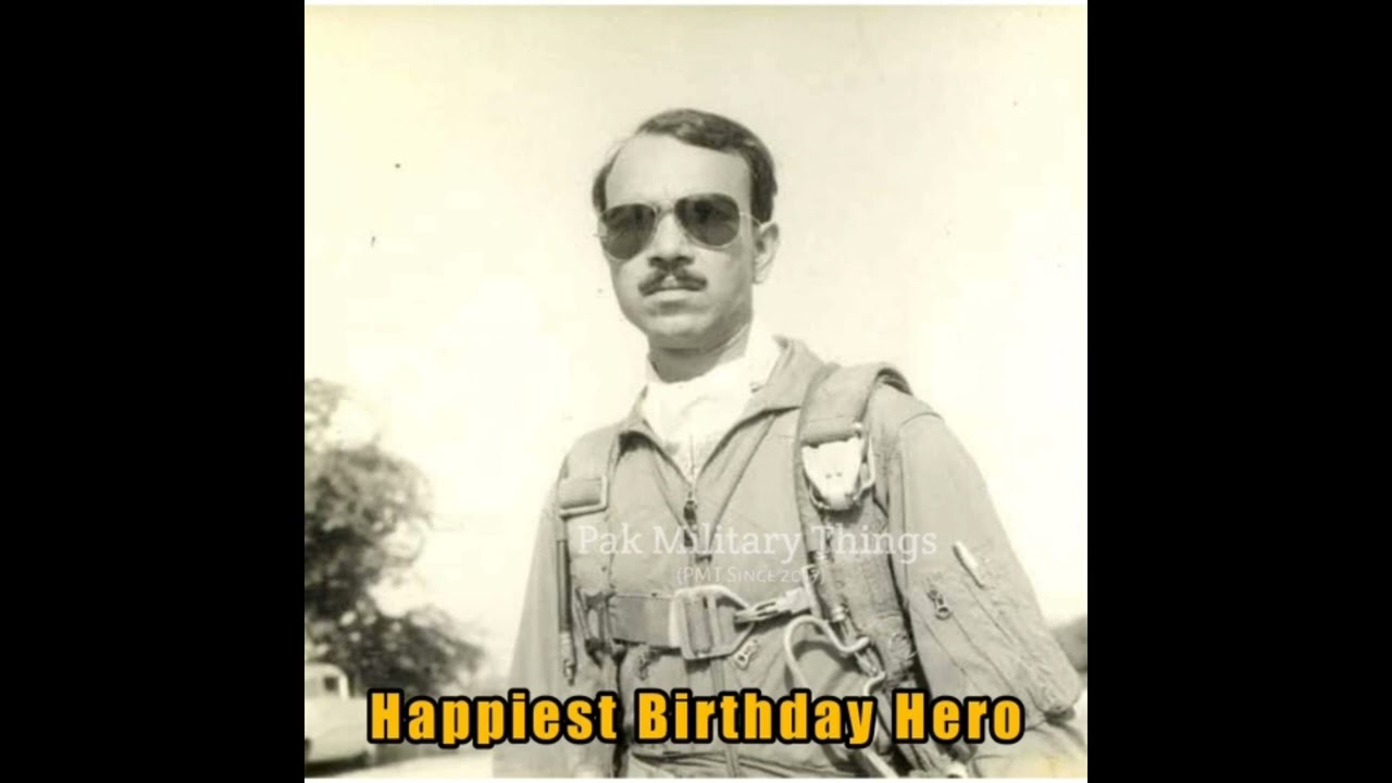 Birthday of Our Hero Air Commodore MM Alam SJ with Bar❤