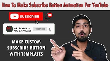 How To Make Subscribe Button Animation For YouTube | Subscribe Intro Kaise Banaye | Filmora X