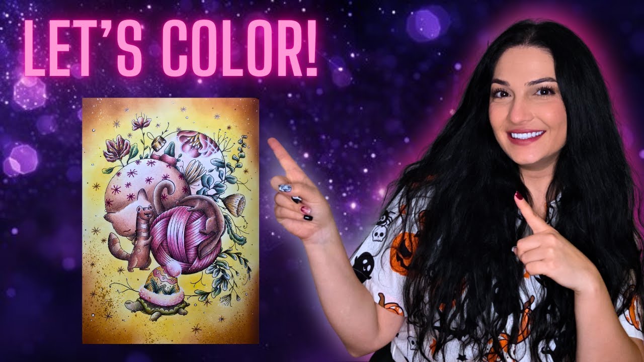 Давайте раскрасим Марину Костюшко — Миллион рождественских пушистиков 🎄😻