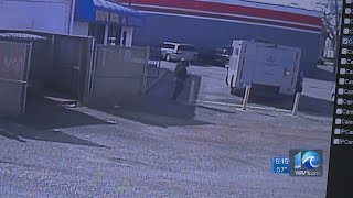 Surveillance video shows staged robbery of armored truck in Norfolk