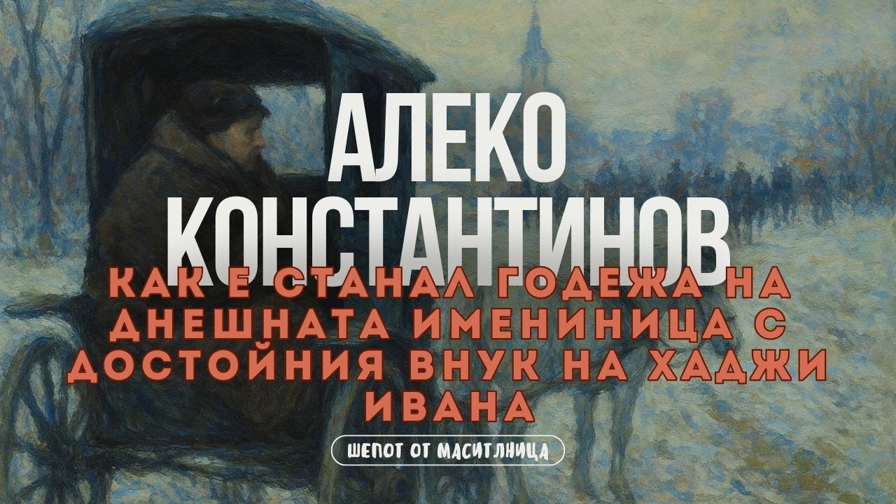Алеко Константинов - Как е станал годежа на днешната имениница с достойния внук на хаджи Ивана
