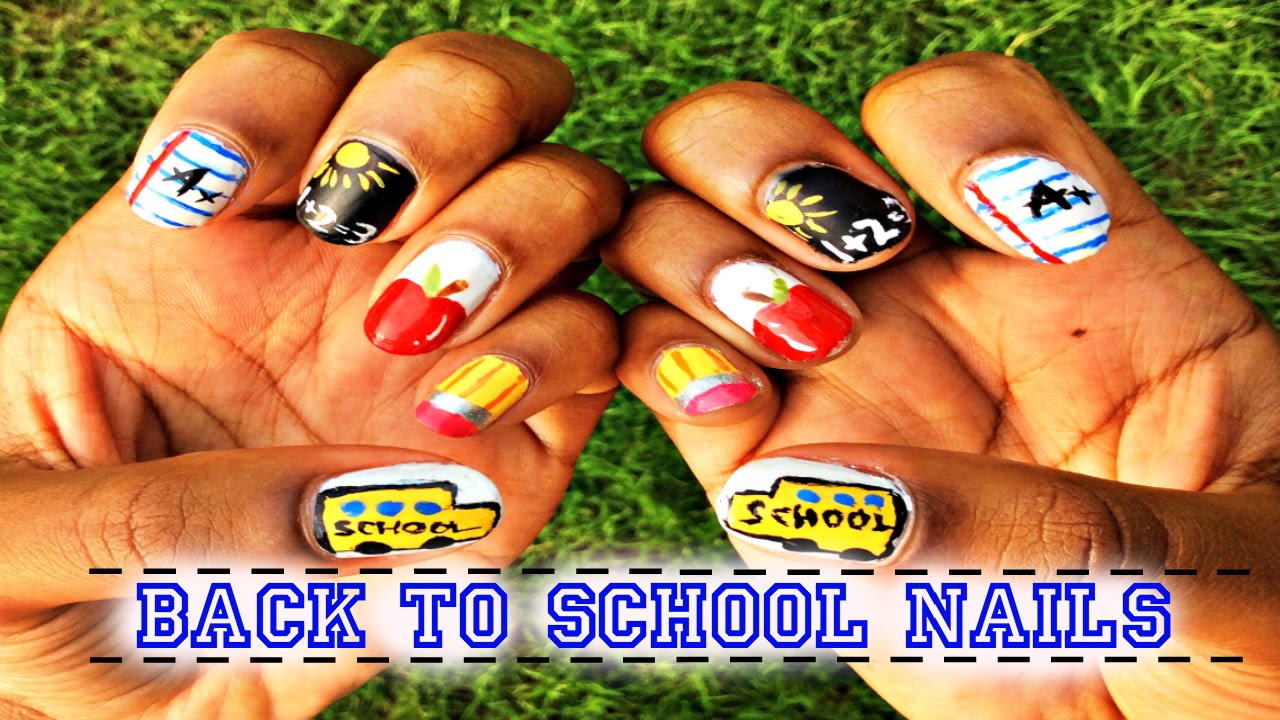 3. Quick and Easy Back to School Nails - wide 8