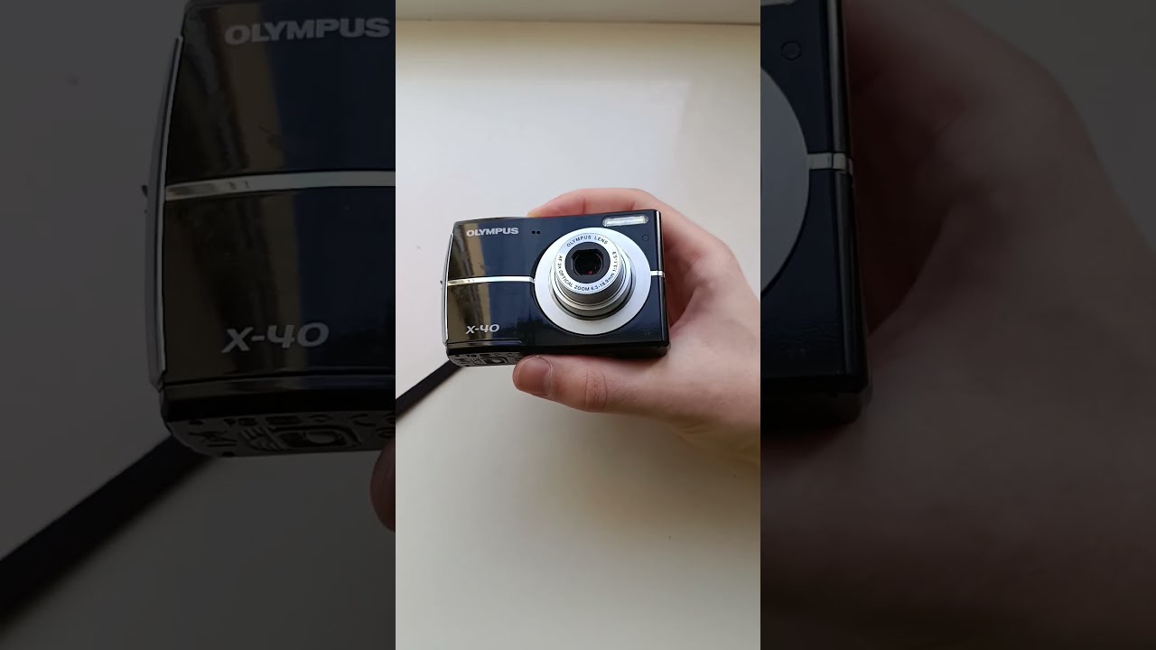 ⚫Minimal black 10MP sleeper - Olympus X-40 compact digital camera 