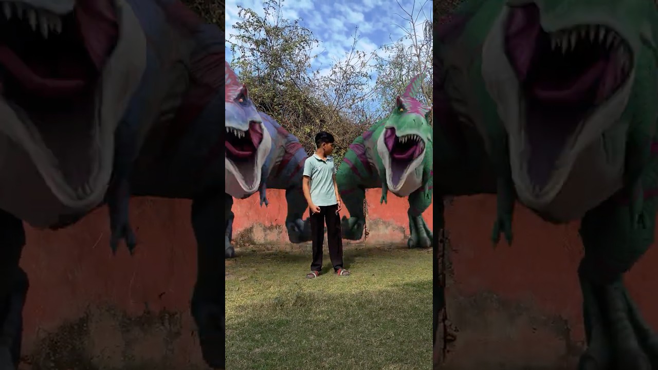 T-Rex Dinosaur Vs Elephant jurassic 