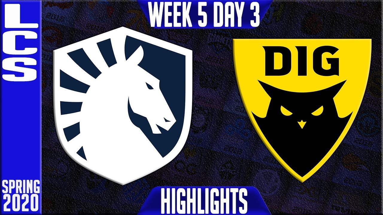 TL vs DIG Highlights | LCS Spring 2020 W5D3 | Team Liquid vs Dignitas