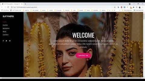 Chia sẻ miễn phí website blog cá nhân giới thiệu và chia sẻ hình ảnh Bootstrap 4 HTML5 Responsive