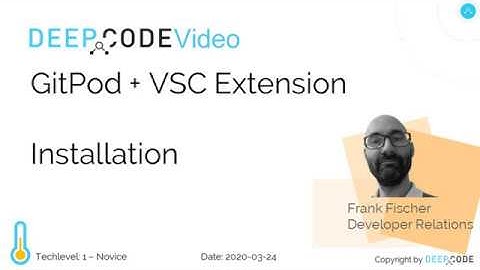 Gitpod and Visual Studio Code Extension - Installation and Usage