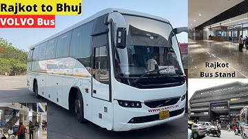 *Bus stand is airport😲* Rajkot to Bhuj journey in GSRTC VOLVO Bus | Gujarat Series #2