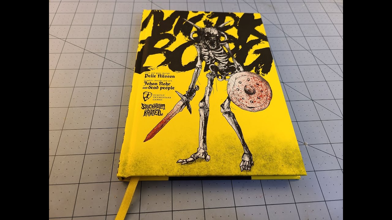 The grimy, dark, and disturbing RPG world of MÖRK Borg!