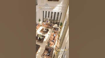 Chiêm Ngưỡng Vẻ Đẹp Nội Thất Phòng Khách Thông Tầng Tân Cổ Điển Tại Biệt Thự Vinhhomes Ocean Park