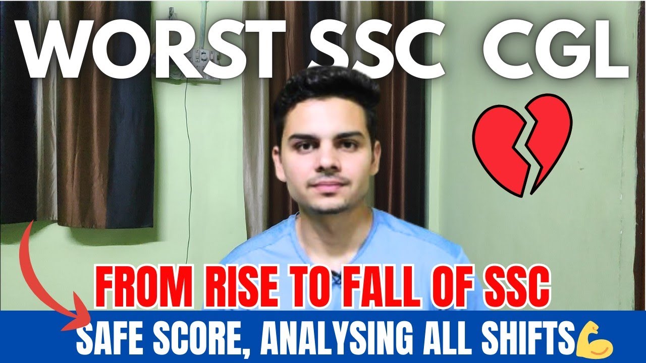 SSC CGL 2025 attempt gone wrong | Worst experience in CGL 2025 | Safe Score for CGL 2025
