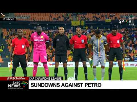 CAF Champions League I Sundowns Take On Petro De Luanda Of Angola At The FNB Stadium