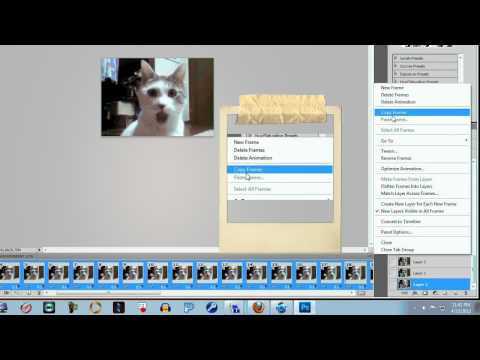 Photoshop Tutorial - How to Combine  or more Animated Gifs Together into  File