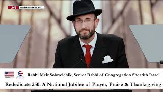 Freedom 250 —America's Roundtable🇺🇸: Rabbi Soloveichik—Origins of God Bless America, Rededicate 250