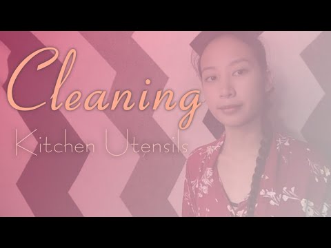 Cleaning Kitchen Utensils | Teaching Demo - YouTube